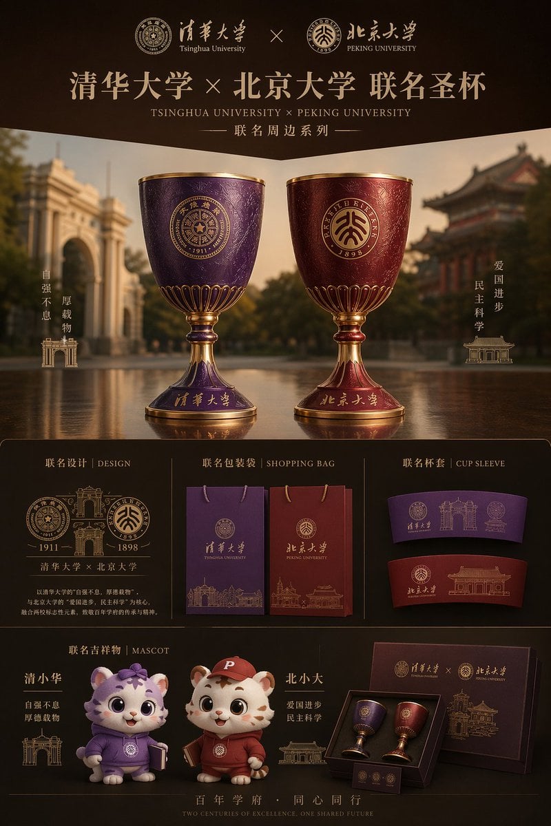 Luxury University Co-Branded Gift Poster