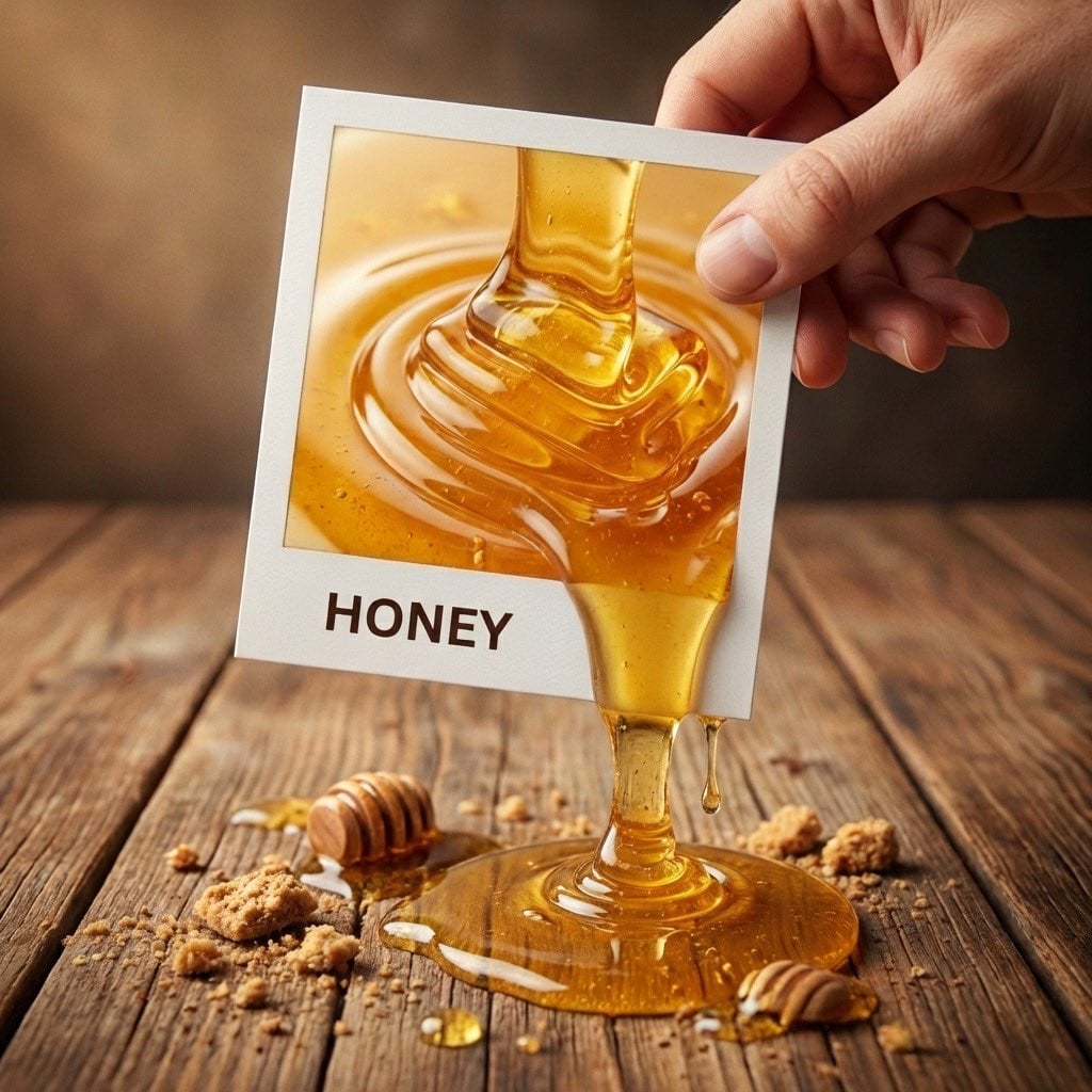 A hyper-realistic 3D photo concept showing a hand holding a square
