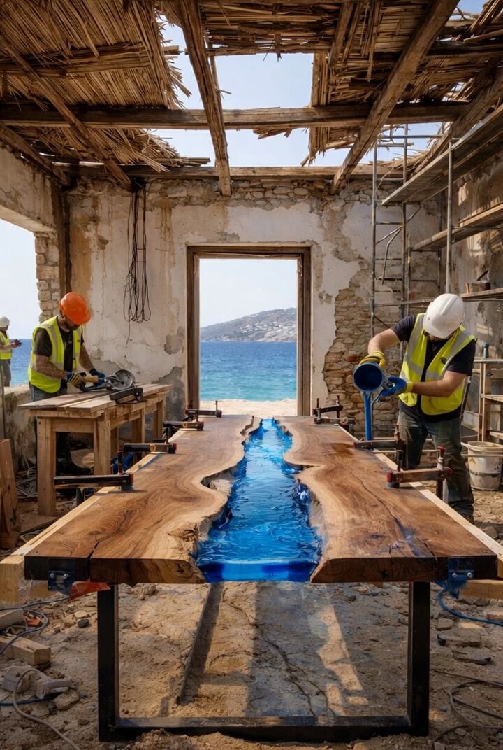 Construction and Fabrication Timelapse Prompt