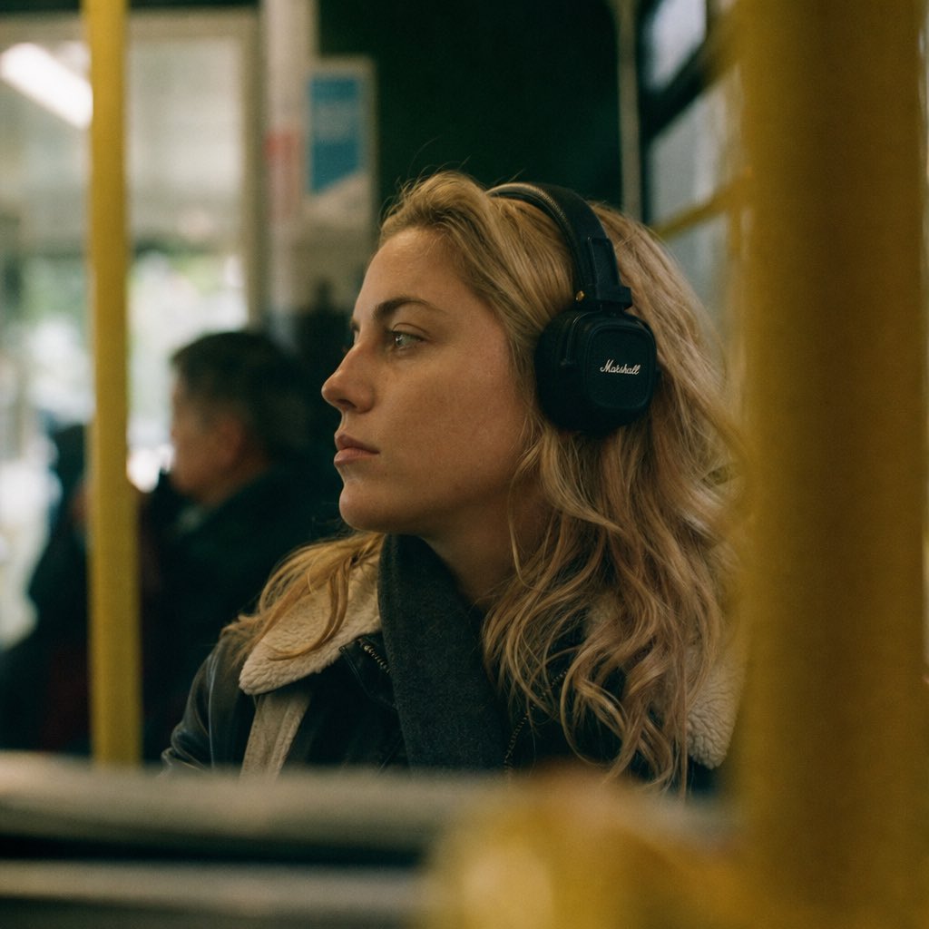 Cinematic Subway Portrait — AI image template example