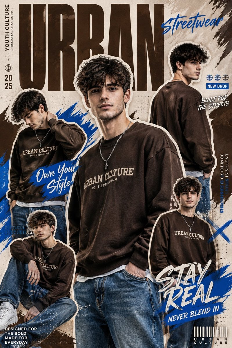 Urban Streetwear Collage