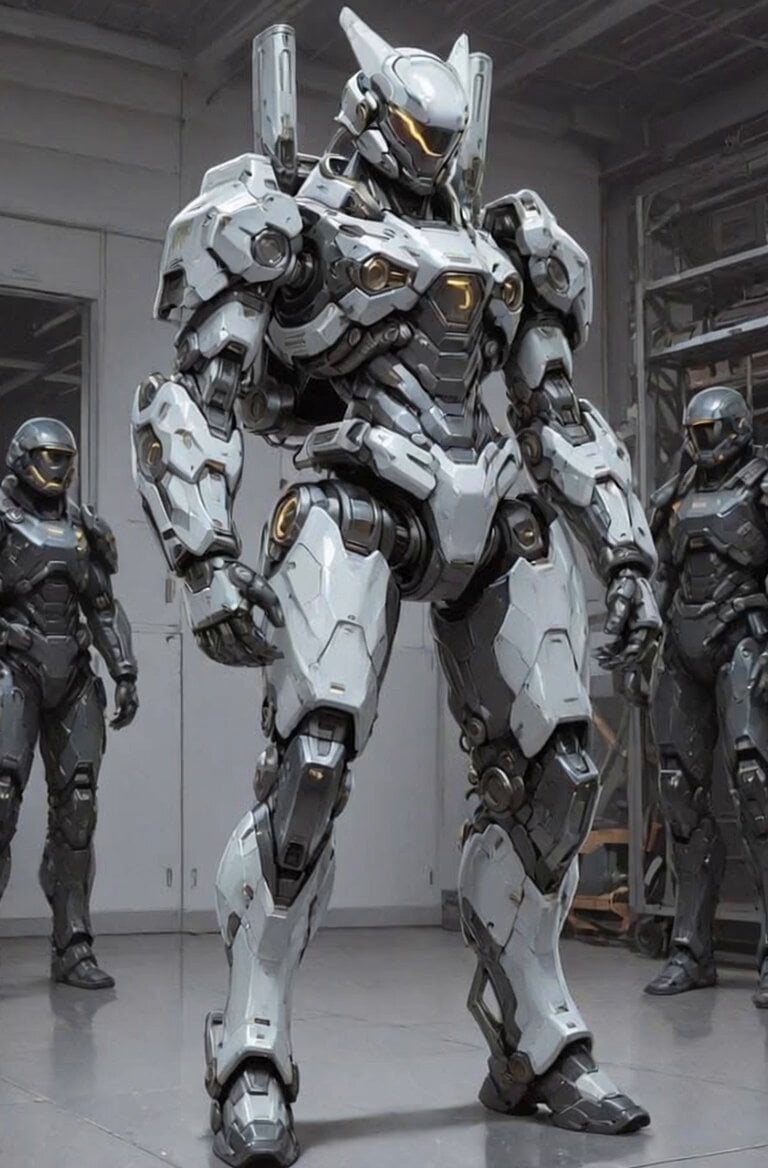 Futuristic Robot Competition Showcase