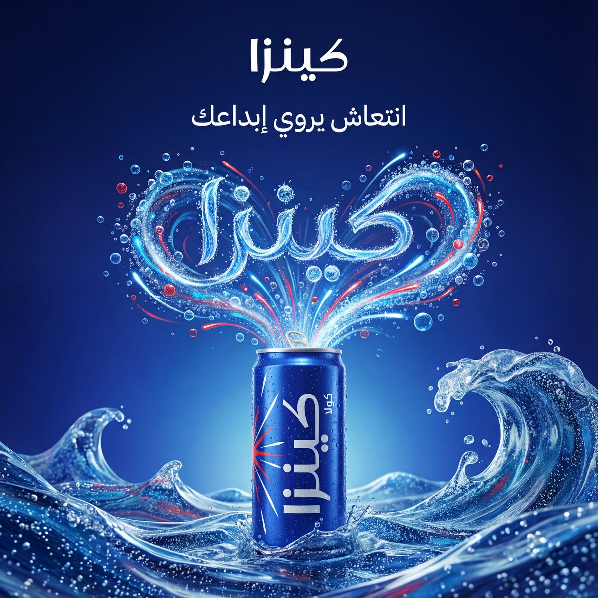 Hero-style product advertising poster