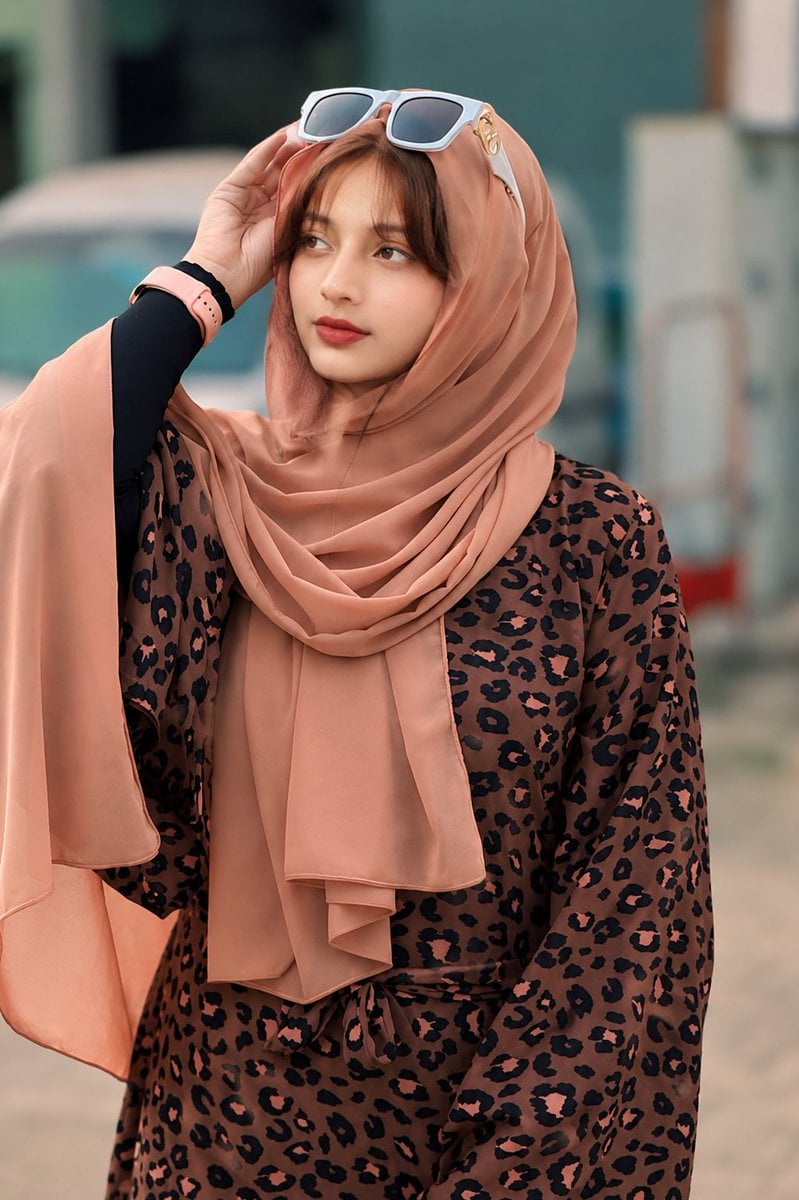 South Asian Woman Urban Fashion Portrait