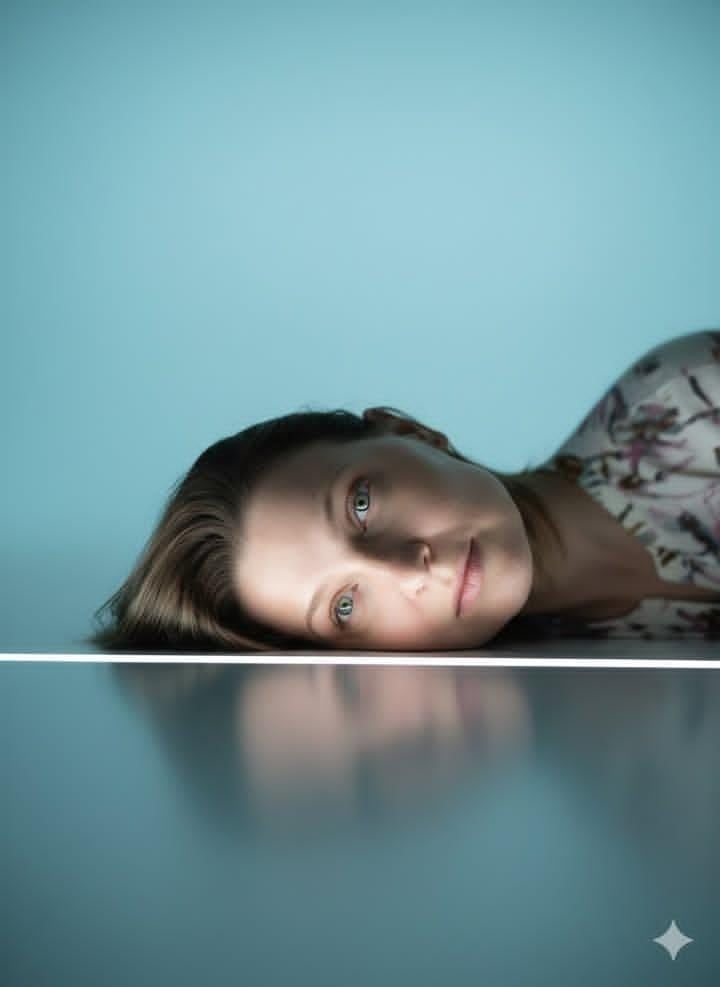 Identity-Locked Surreal Minimalist Editorial Portrait