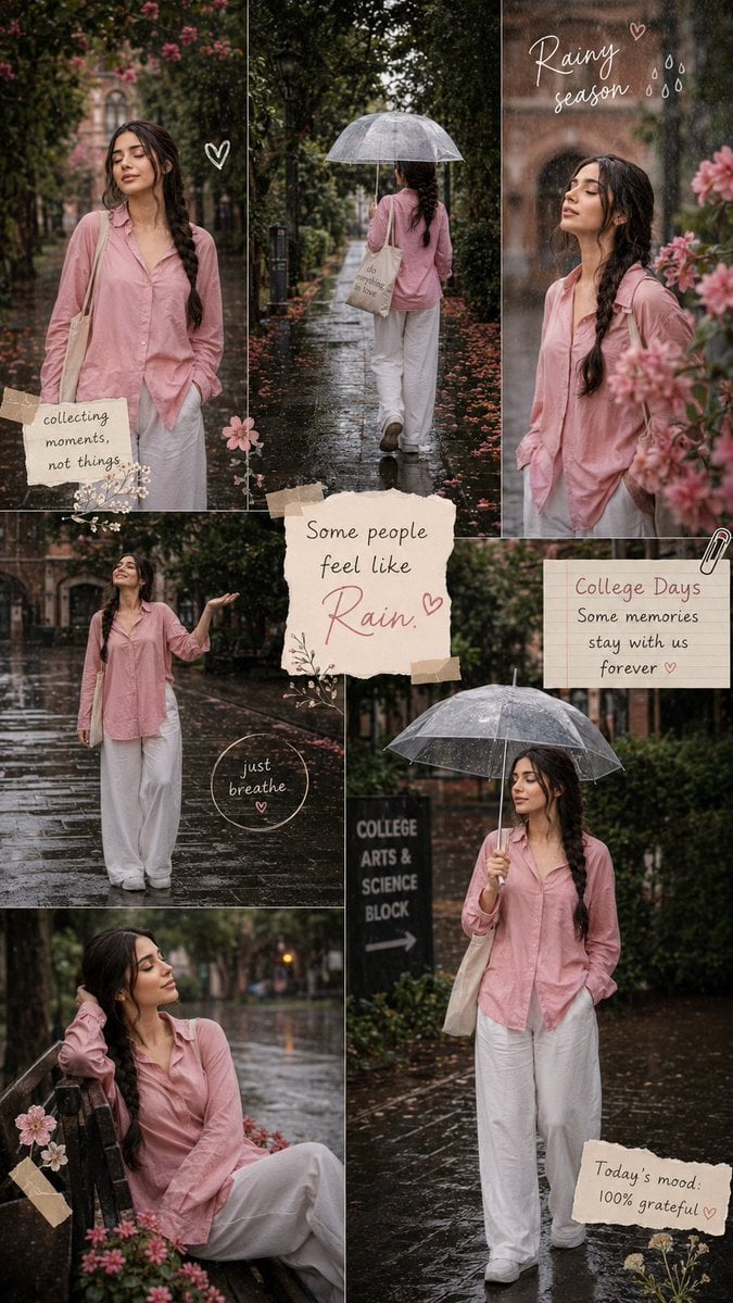 Rainy Season Pinterest Moodboard