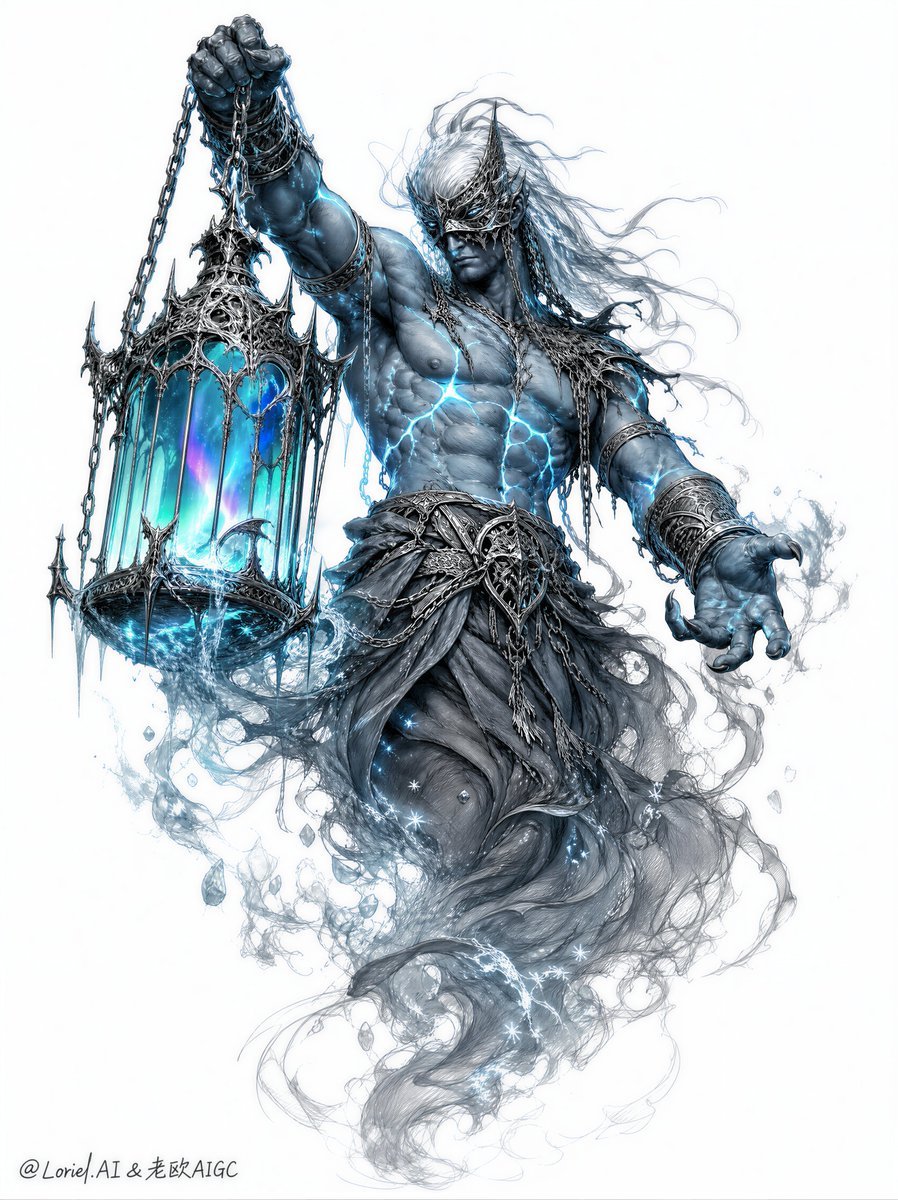 Pencil Sketch RPG Character Concept — AI image template example