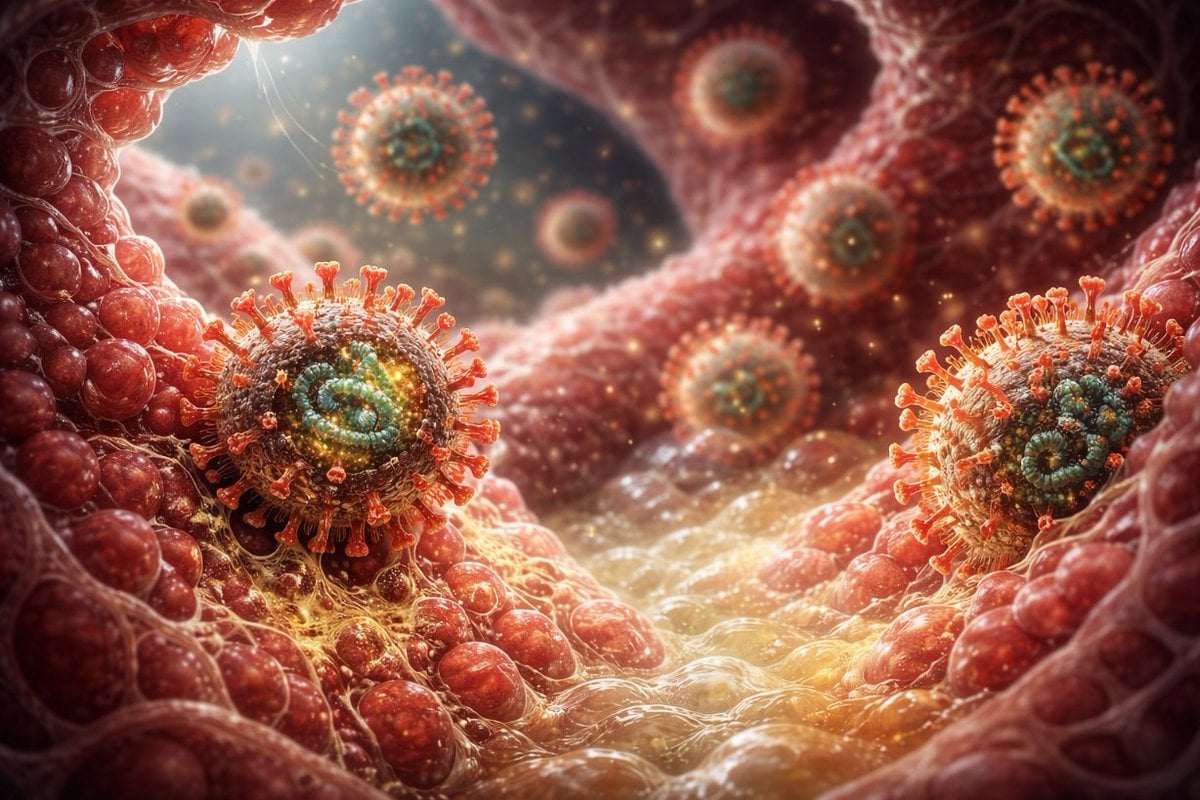 Scary Hantavirus Microscopic Scene