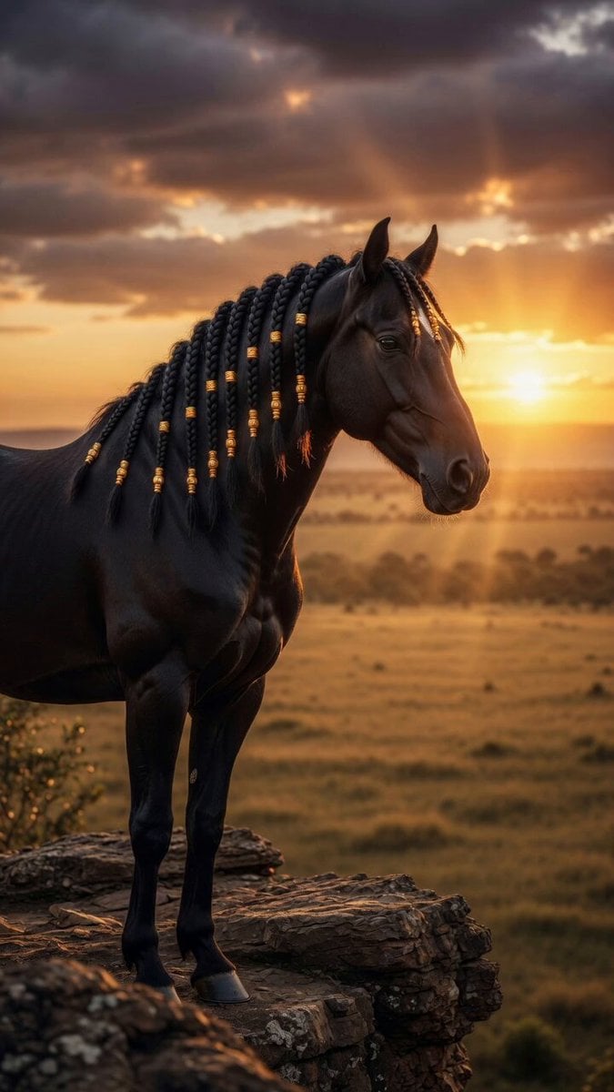 Stallion on African Cliff