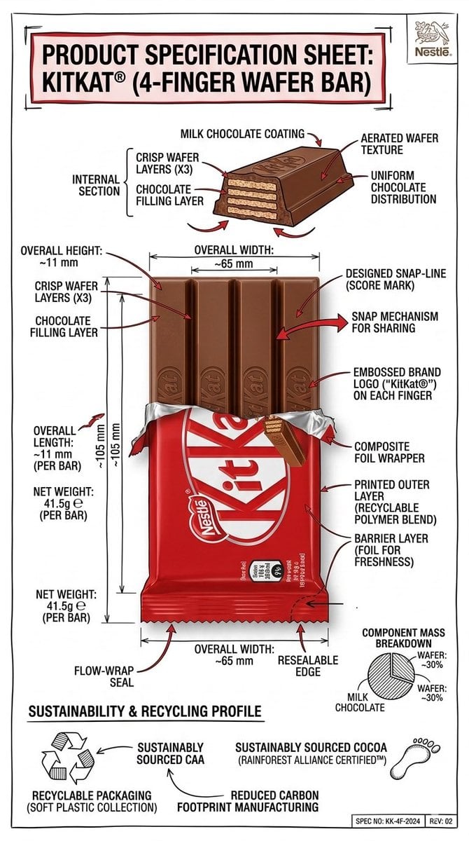 Technical Infographic Sheet Product Specification Template
