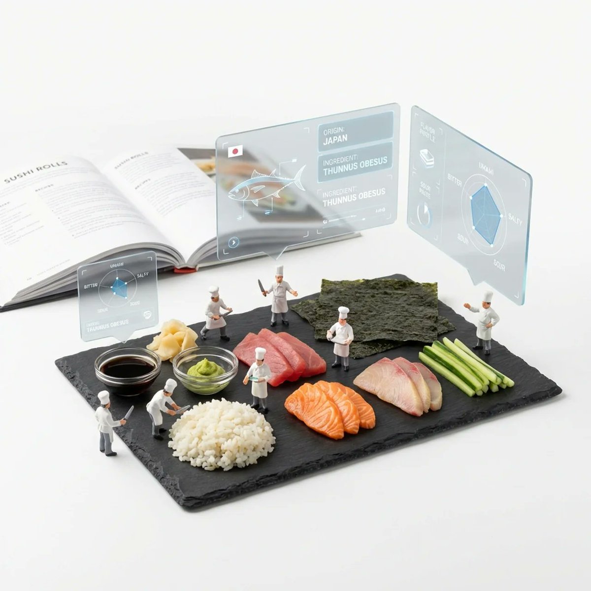 Deconstructed Ingredients Visualization