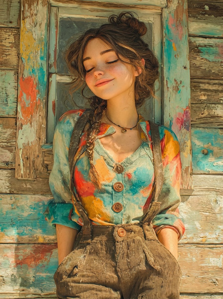 Dual Prompts: Painterly Portrait and Pixar-Style 3D Character