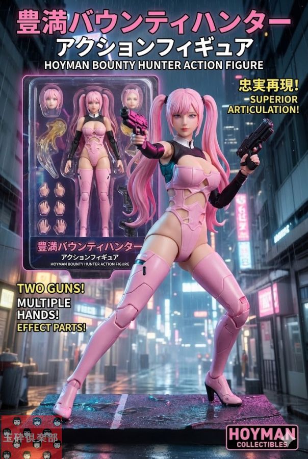 Action Figure Product Advertisement Image
