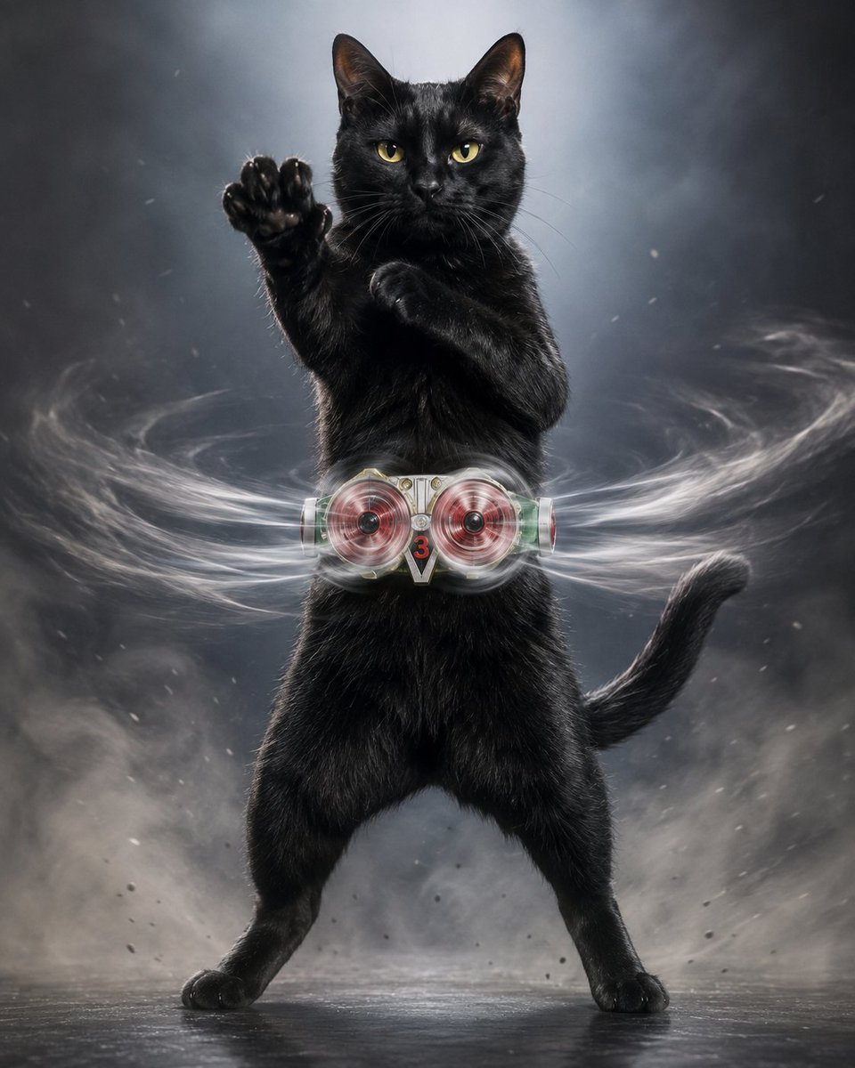 Black Cat Transformation Hero