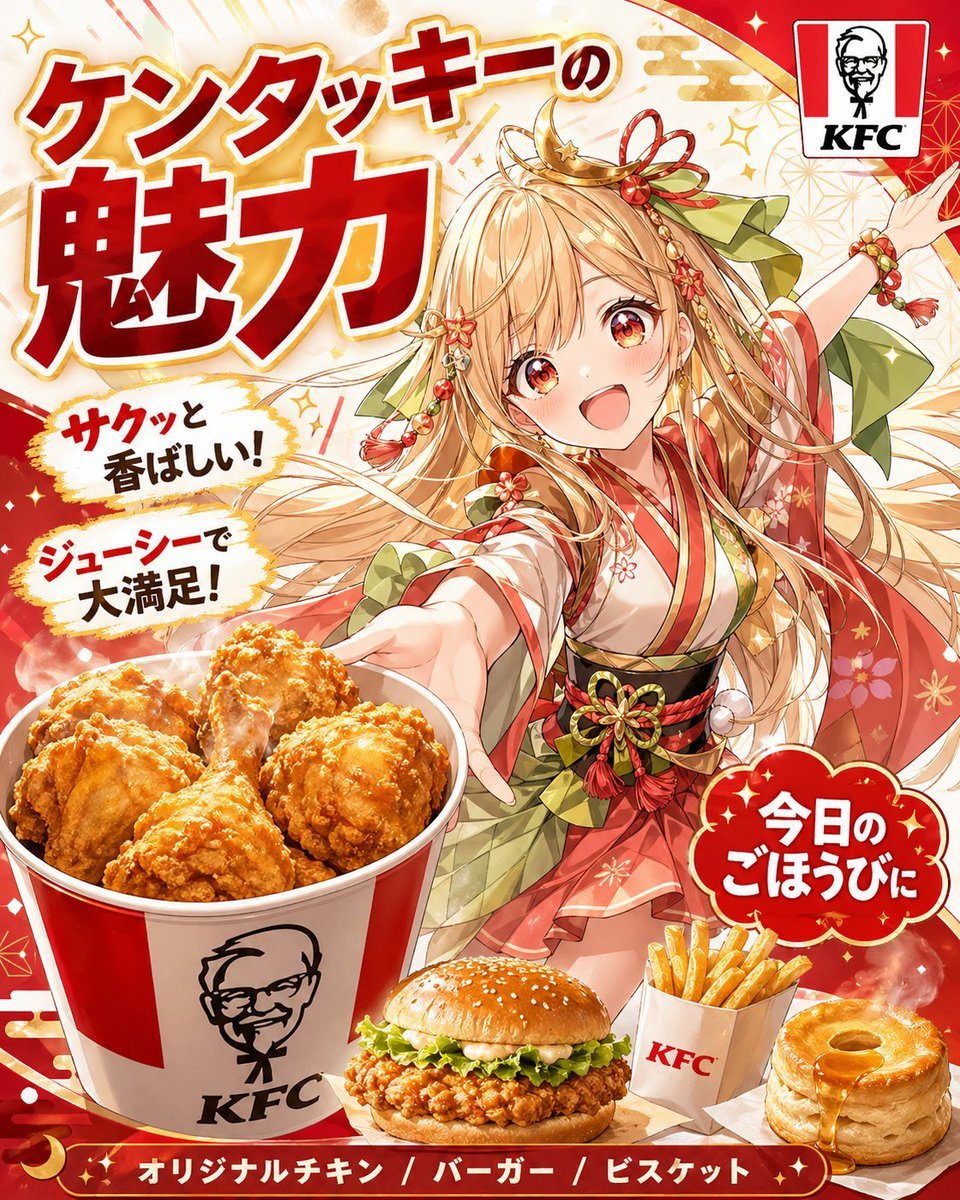 Anime KFC Princess Promo Poster