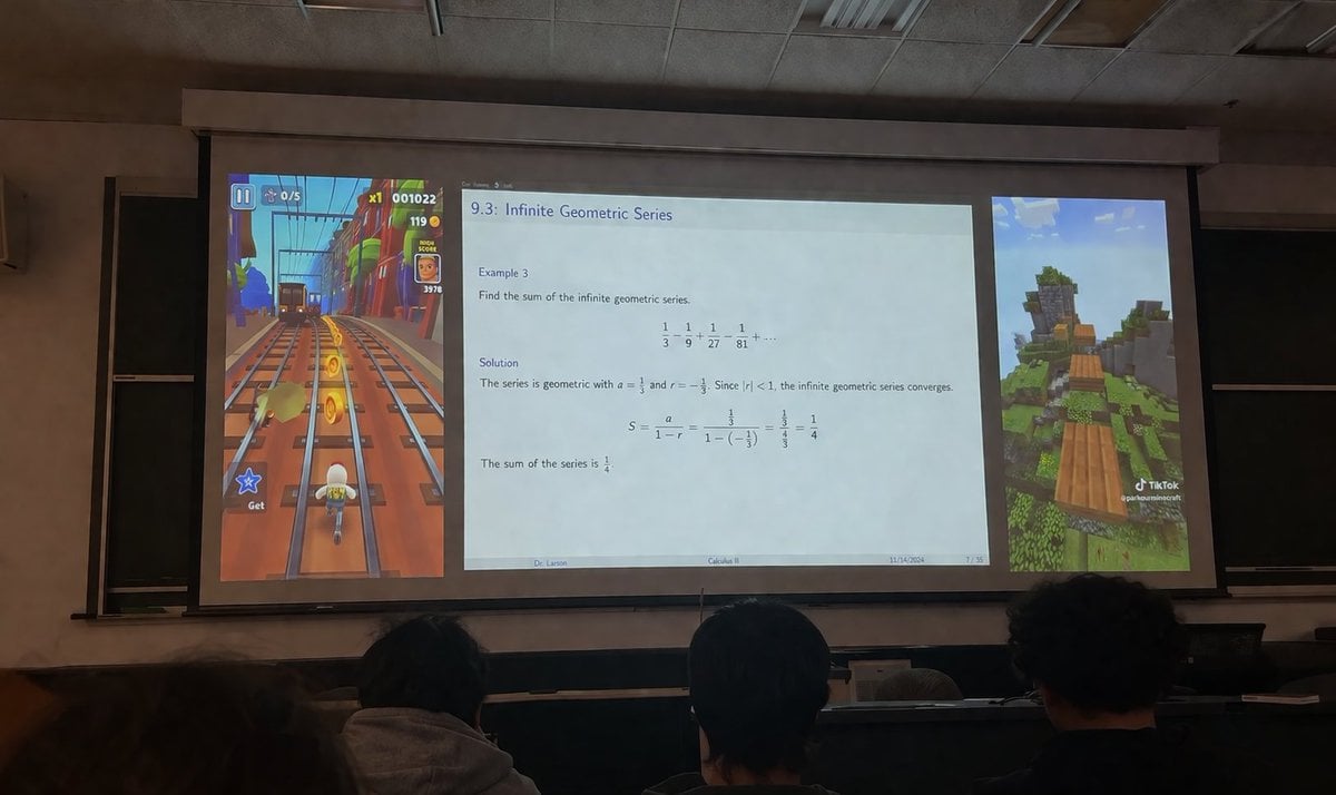Brainrot Lecture Hall Projector