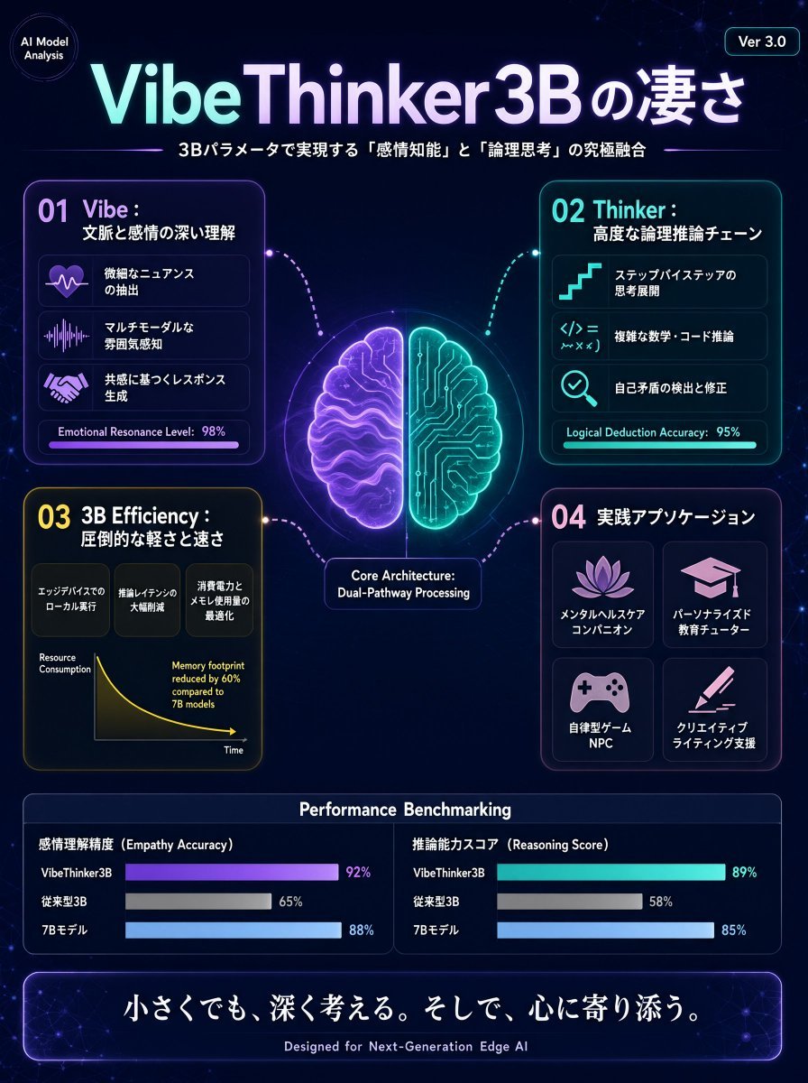VibeThinker3B Japanese Infographic — AI image template example