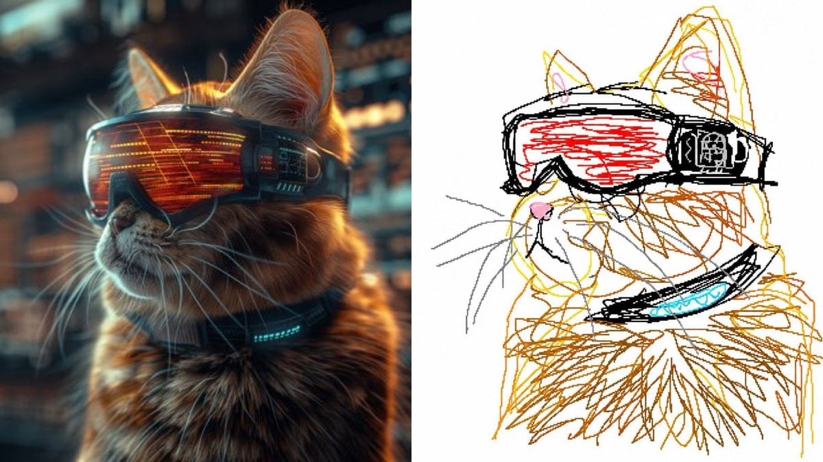 MS Paint Style Soulful Sketch reference image 1