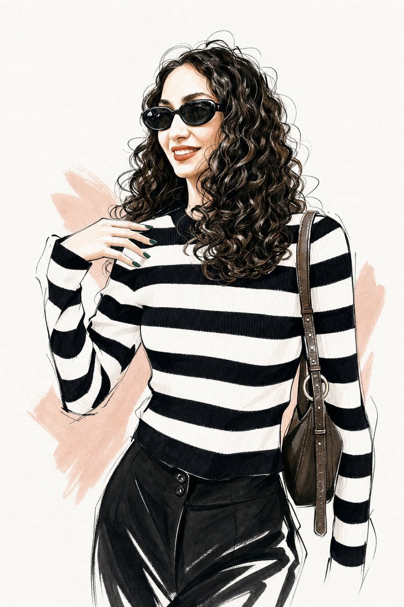 Vogue Style Fashion Illustration