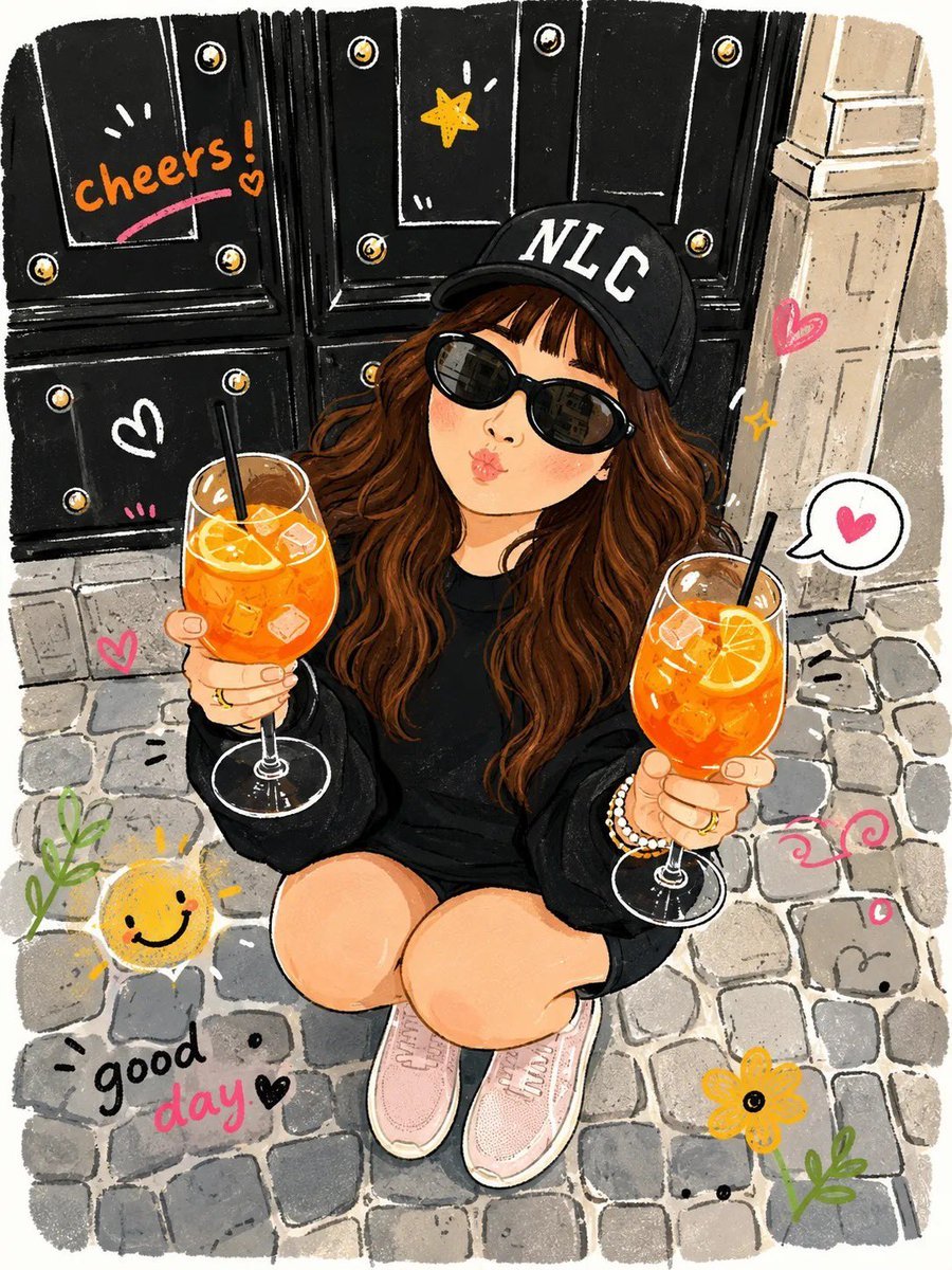 Urban Street Celebration Portrait — AI image template example