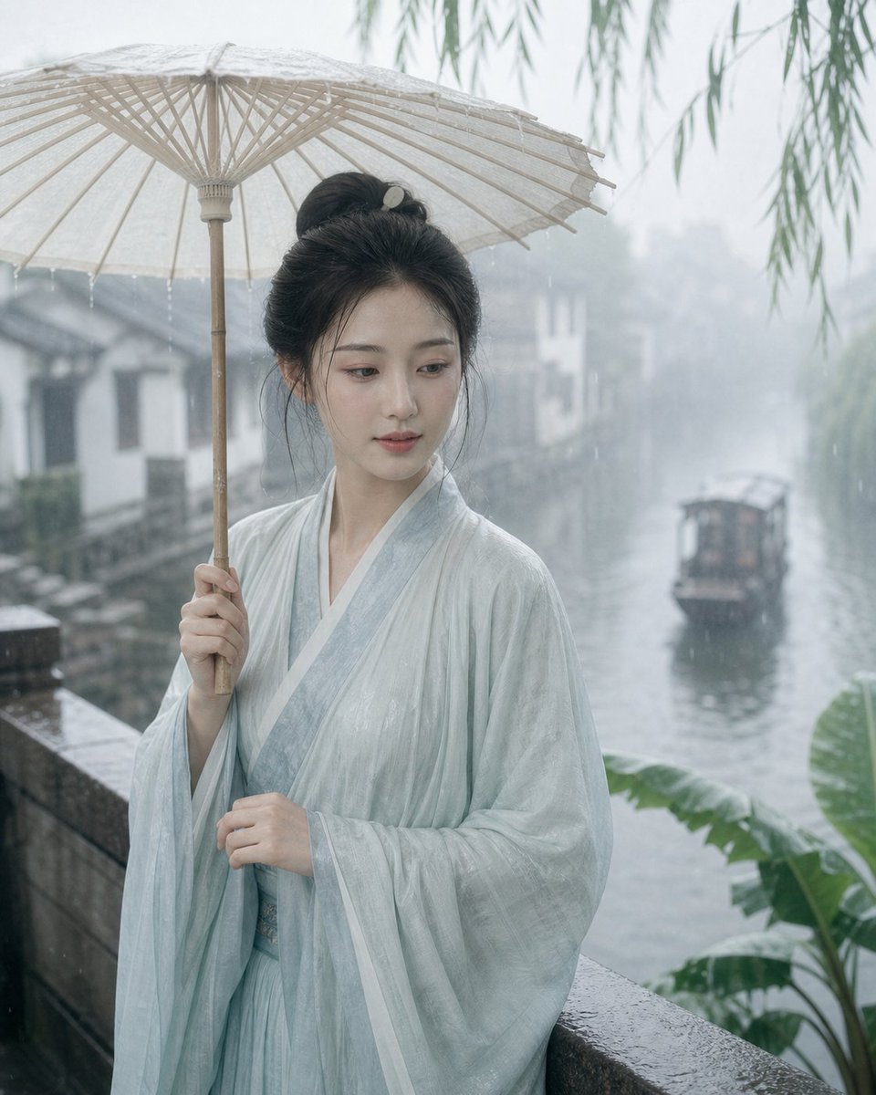 Misty Jiangnan Classical Portrait