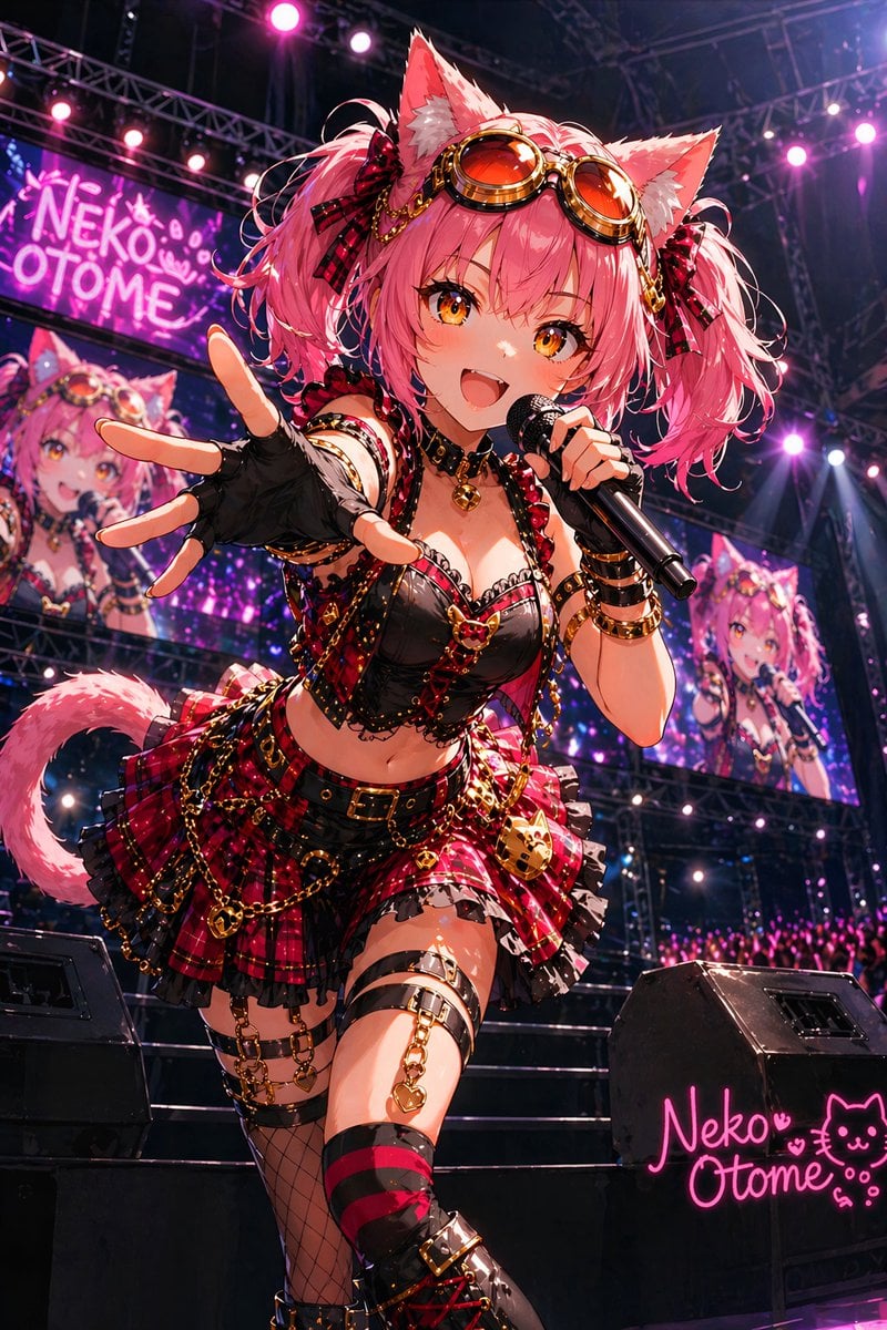 Catgirl Idol Concert Stage