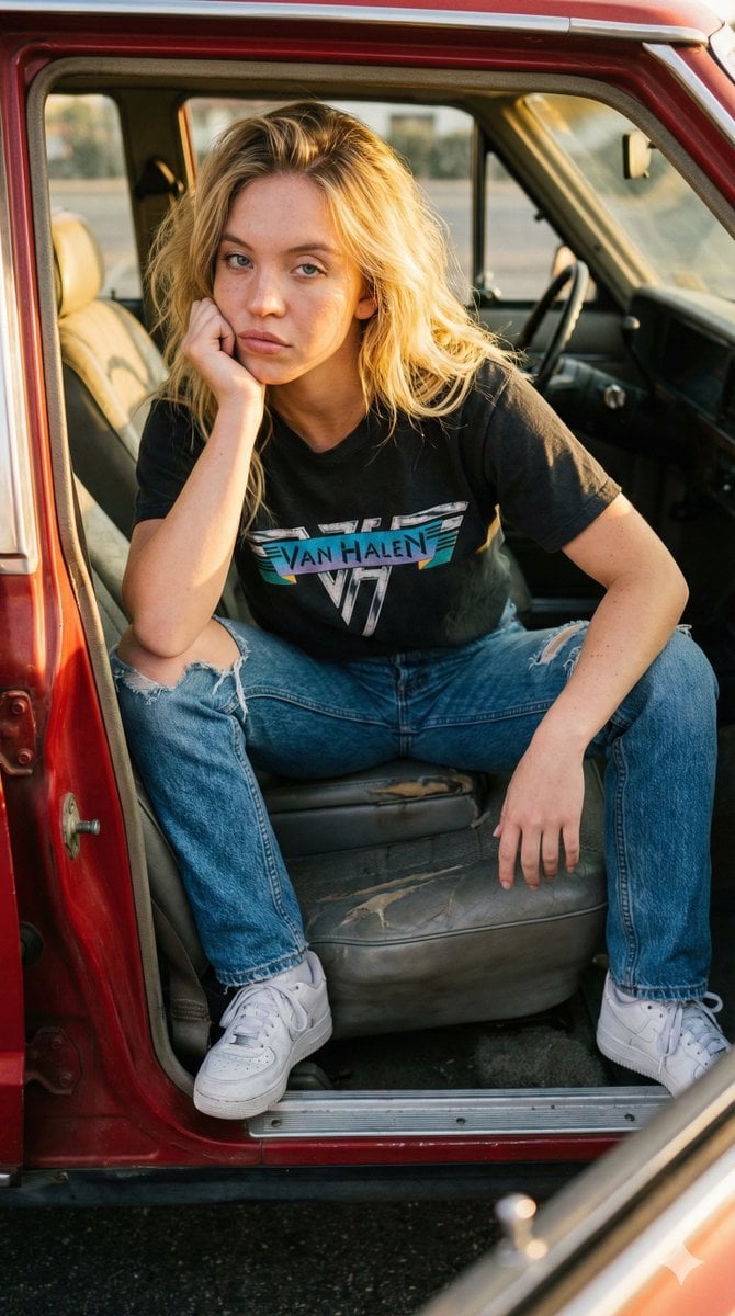 Raw Documentary Car Interior Portrait