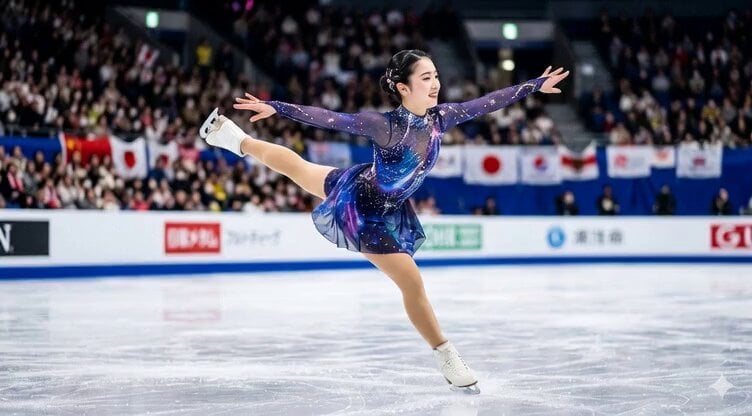 Ice Skating Video Prompt with Technical Constraints