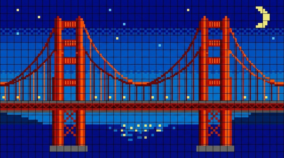 Golden Gate Bridge LED Screen