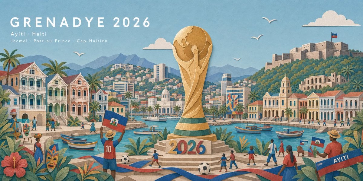 Haitian Football Poster Panorama
