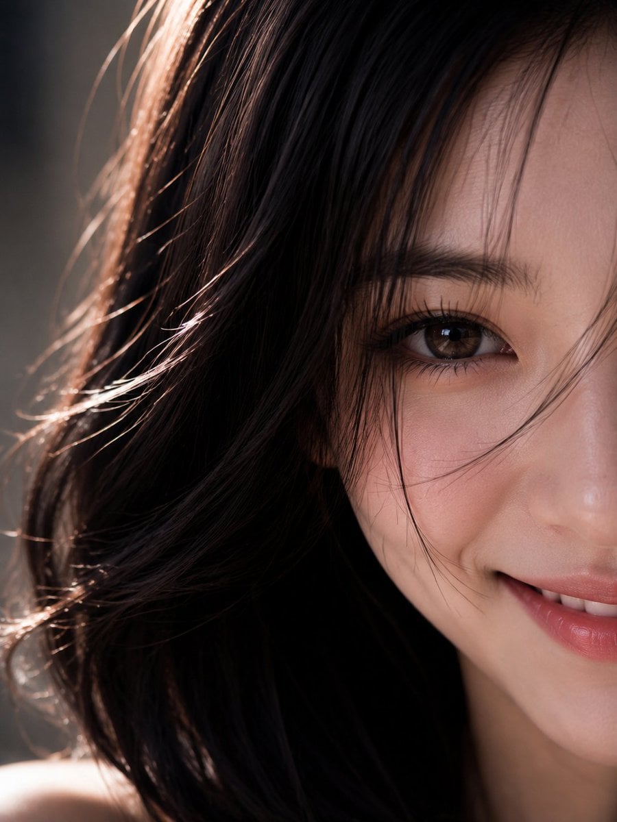 Hyper-Realistic Macro Eye Portrait — AI image template example