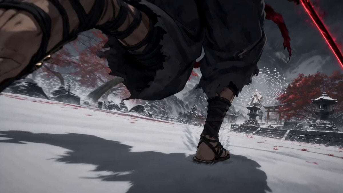 Edo Period Dark Fantasy Anime Battle