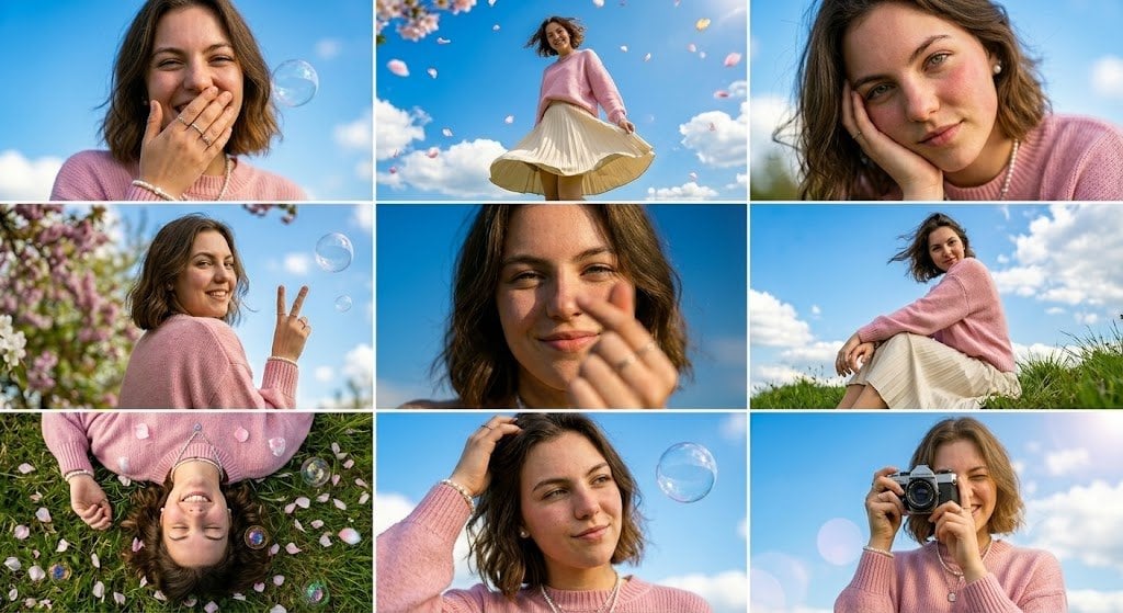 Spring Fashion Photo Collage