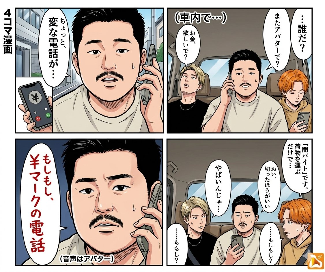 Panel Manga: Anonymous and Mask
