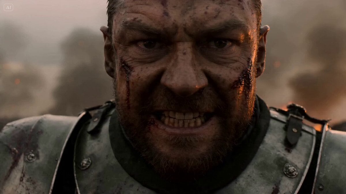 Warrior Battle Tracking Shot