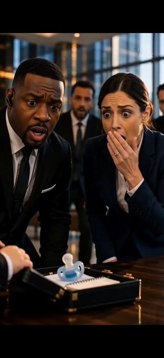 Shocked Executives Find Pacifier