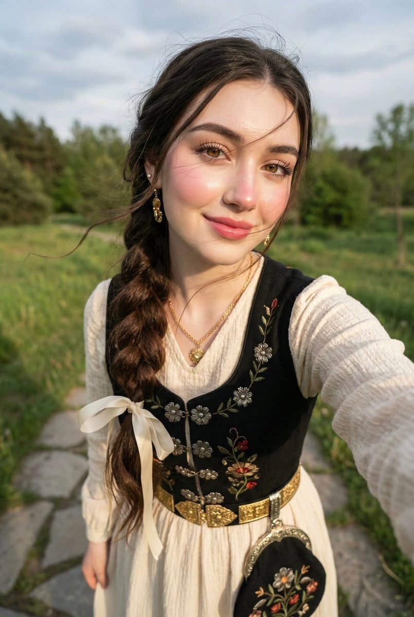 Traditional Attire Portrait with Strict Face Preservation Prompt