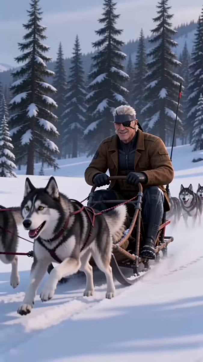 Solid Snake Finding Peace in Alaska
