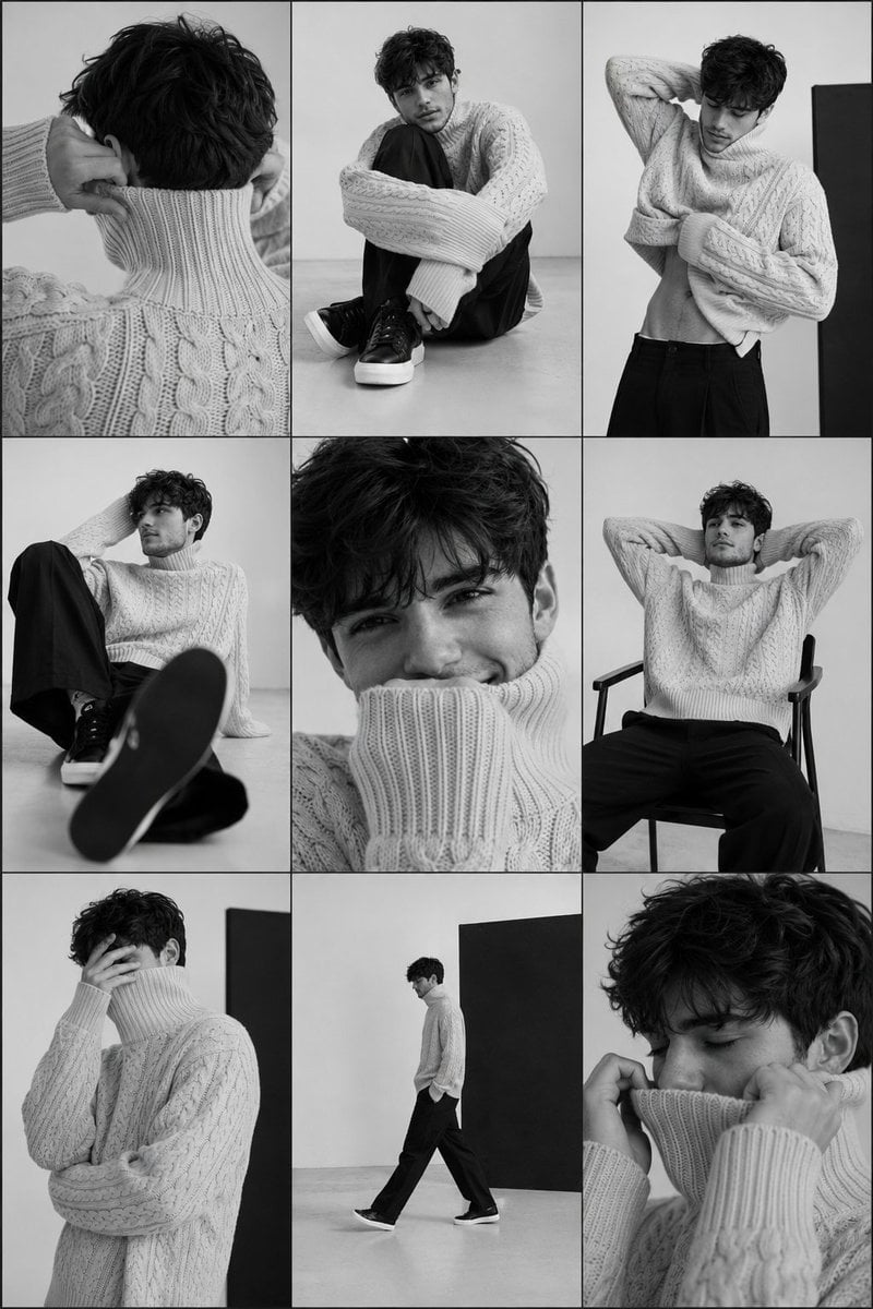 Minimalist Monochrome Fashion Collage