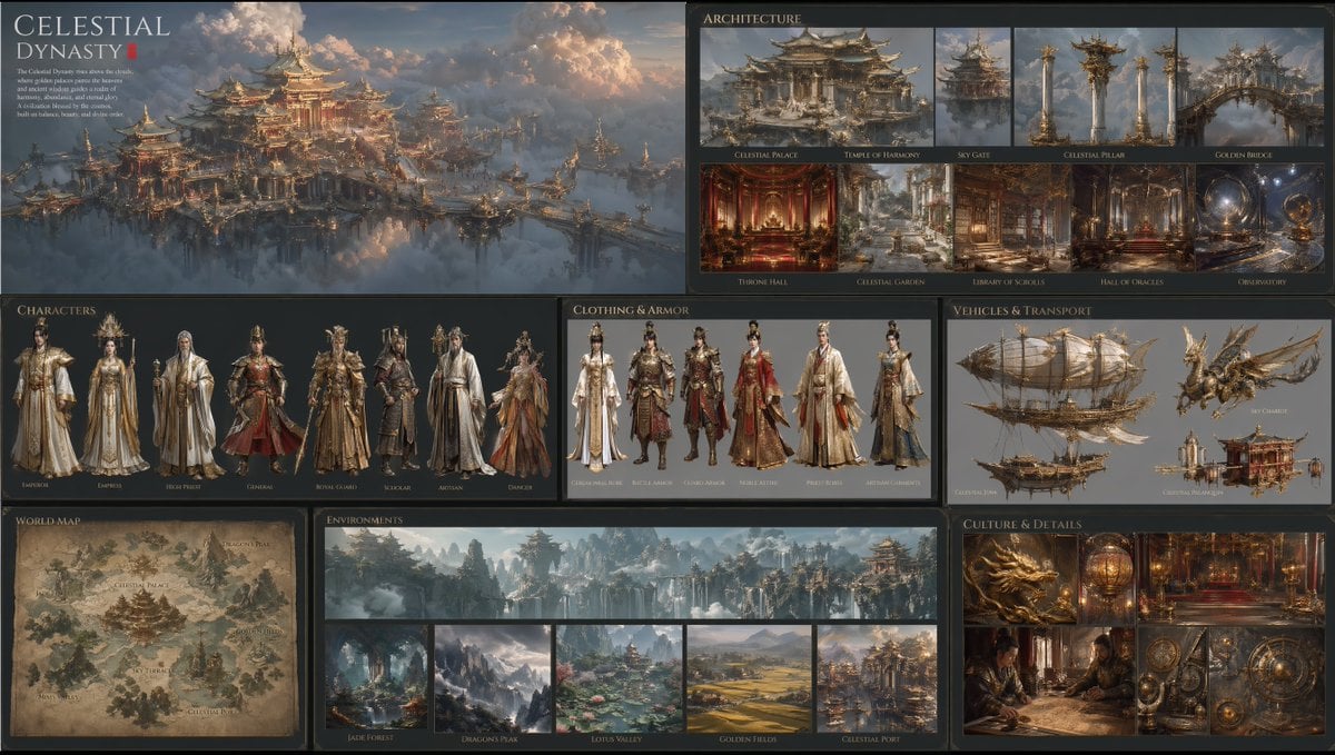 Celestial Dynasty World Bible Board