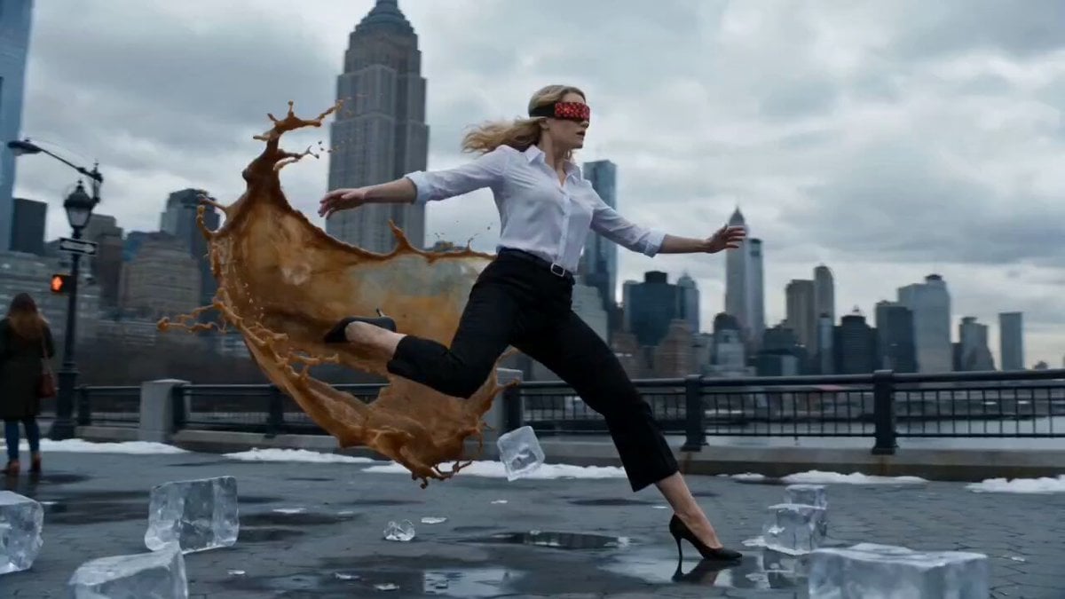 NYC Icy Slip Bullet Time