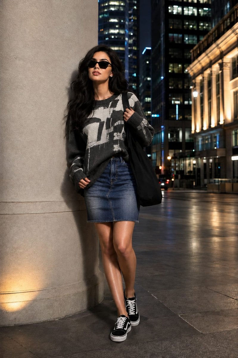 Fashion Editorial Portrait with Facial Consistency