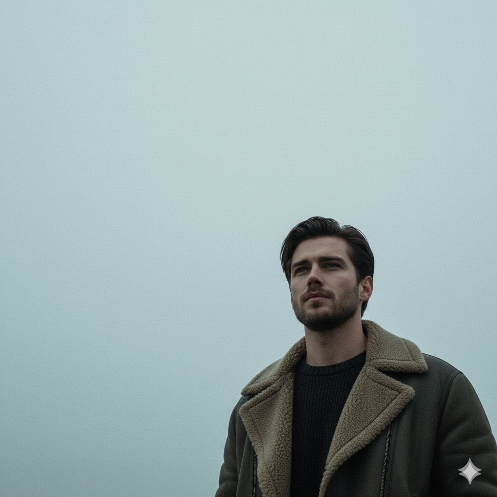 Neo-Noir Sci-Fi Sky Portrait
