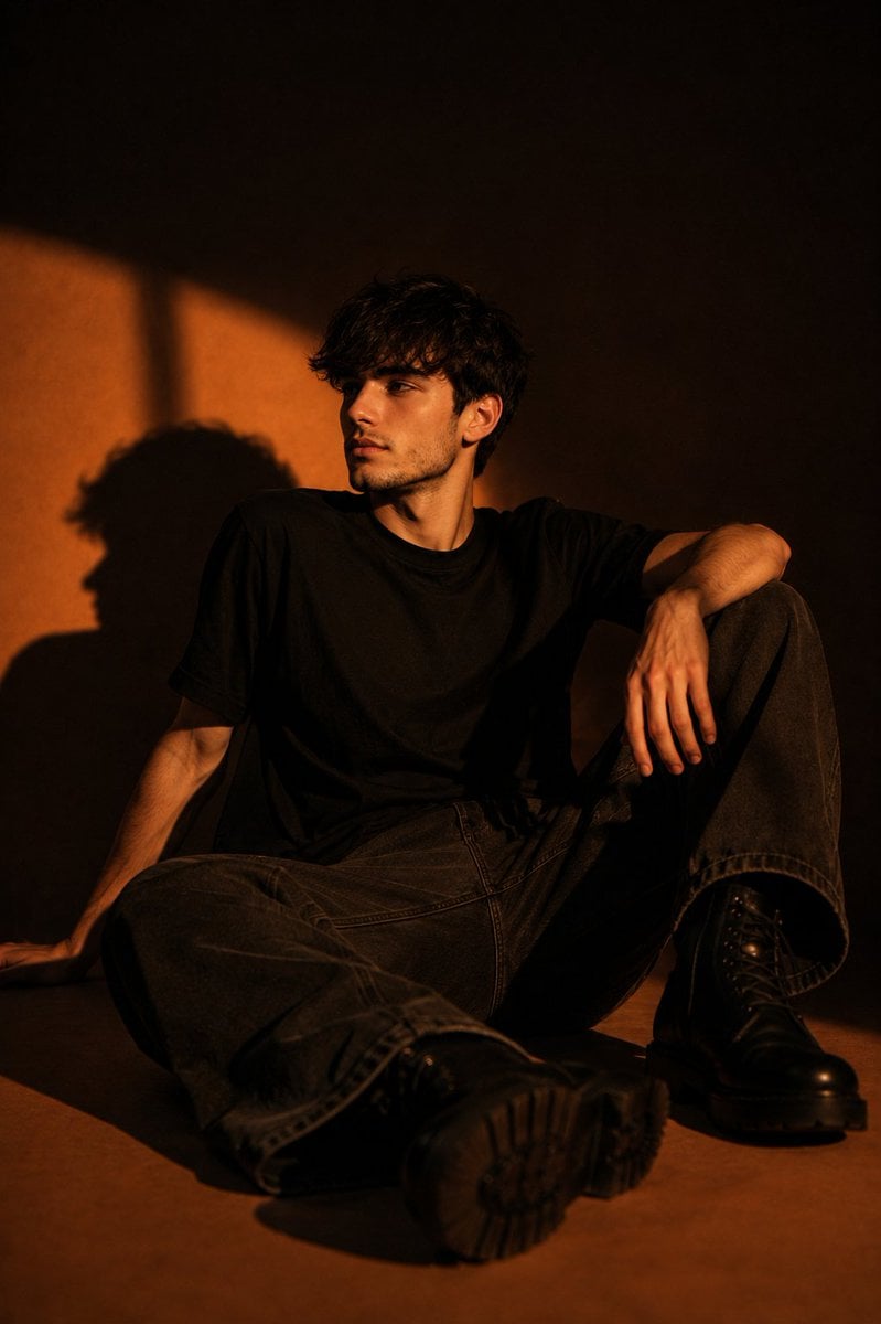 Moody Studio Portrait Photography reference image 2
