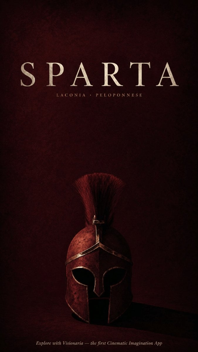Cinematic Sparta Helmet Poster
