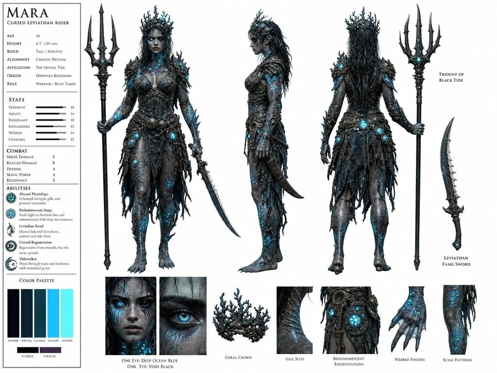 Cursed Sea Leviathan Rider