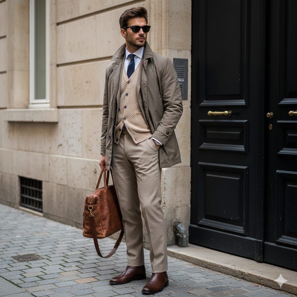 Stylish European Street Portrait