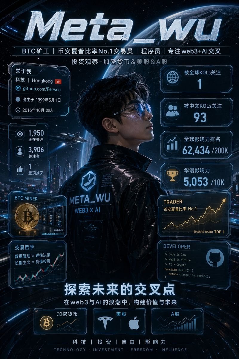 Cyberpunk Web3 AI Profile Poster