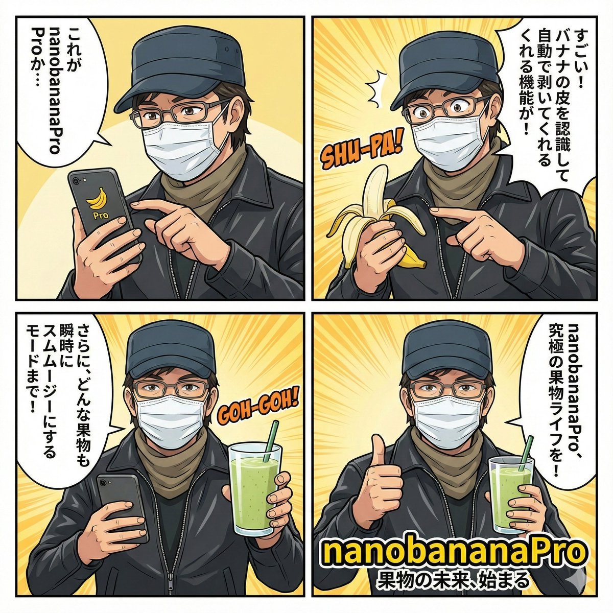 Nano Banana Pro 4-Panel Comic Explanation