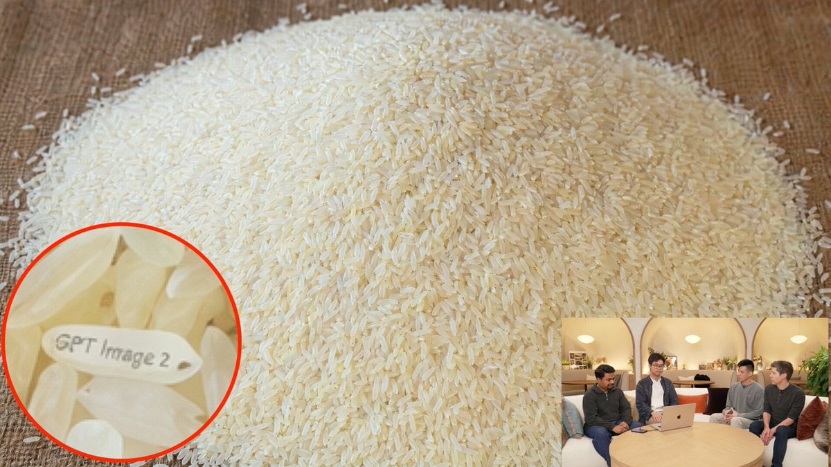 Hidden Engraved Rice Grain